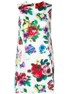 платье шифт с цветочным принтом  Love Moschino