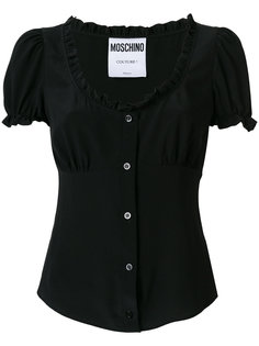 блузка с оборкой  Moschino
