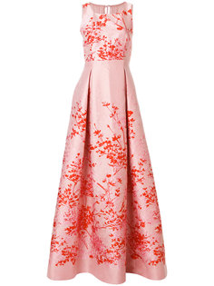длинное платье с цветочным принтом  Max Mara