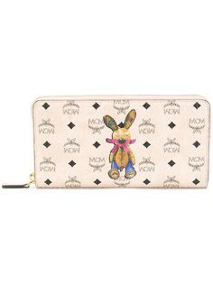 Rabbit zip around wallet MCM