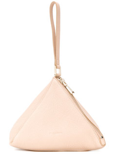 клатч на молнии Jil Sander