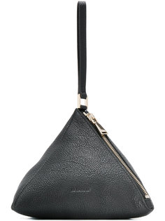 клатч на молнии Jil Sander