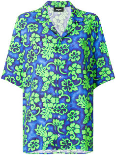 блузка с цветочным принтом  Dsquared2