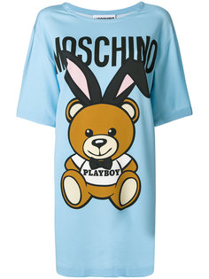 платье-футболка playboy teddy Moschino