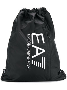 drawstring logo backpack  Ea7 Emporio Armani