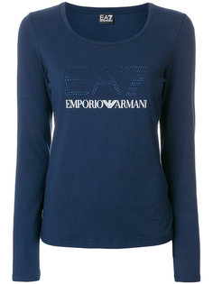 футболка с логотипом  Ea7 Emporio Armani