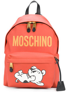 рюкзак с принтом собаки Moschino