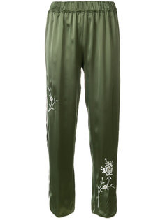 брюки с контрастной окантовкой Forte Forte