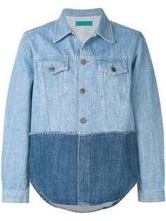 colour block denim jacket  Paura