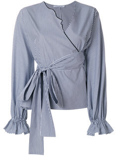 поплиновая рубашка-кимоно в полоску Kari Vivetta
