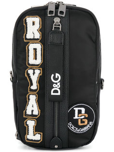 Royal appliqué shoulder bag Dolce & Gabbana