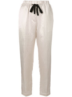 брюки в пижамном стиле  Forte Forte