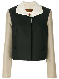 пиджак дизайна колор-блок Marni