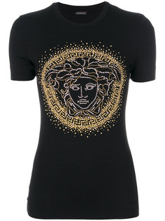 футболка с отделкой Medusa Versace