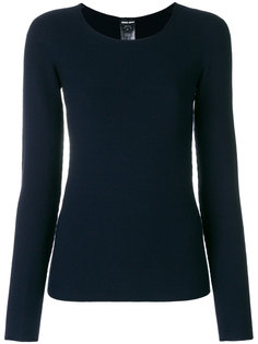 свитер с круглым вырезом  Giorgio Armani