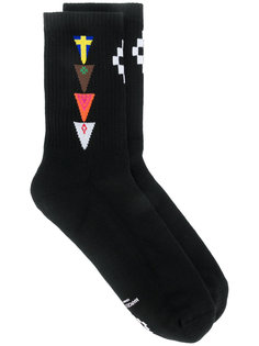 logo socks Marcelo Burlon County Of Milan