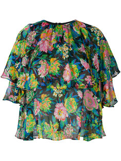 блузка с цветочным принтом  MSGM