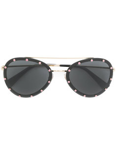 солнцезащитные очки Rockstud Glametch Valentino Garavani  Valentino Eyewear