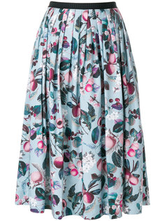 плиссированная юбка с цветочным принтом  Antonio Marras