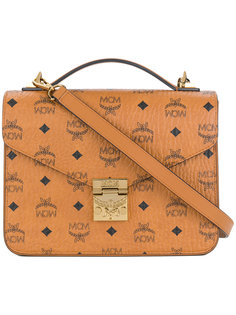 printed crossbody satchel MCM