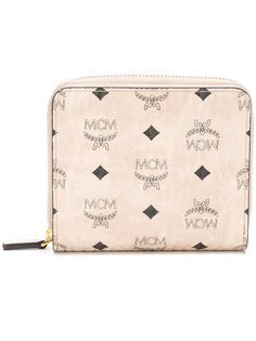Color Visetos zip wallet MCM