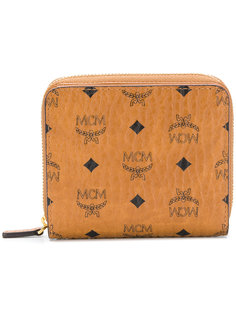 Color Visetos zip wallet MCM