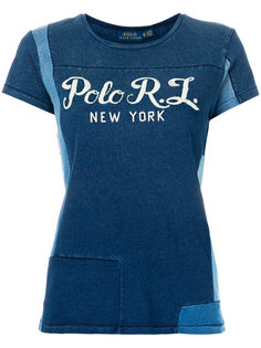 лоскутная футболка Polo Ralph Lauren