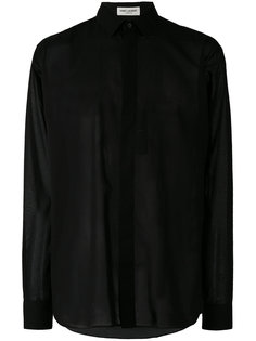 прозрачная рубашка  Saint Laurent