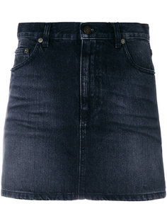 джинсовая мини-юбка  Saint Laurent