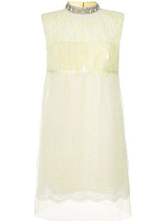 кружевное платье с пайетками  Marc Jacobs