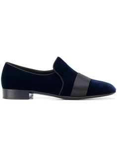 лоферы с контрастным ремешком Giuseppe Zanotti Design