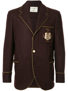 приталенный пиджак с заплаткой с логотипом Kent & Curwen