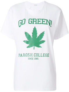 футболка с принтом Go Green P.A.R.O.S.H.