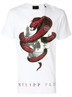 футболка с принтом змеи Philipp Plein