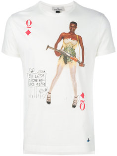 футболка с принтом Queen Of Diamonds  Vivienne Westwood