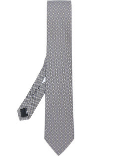 галстук с мелким узором  Salvatore Ferragamo
