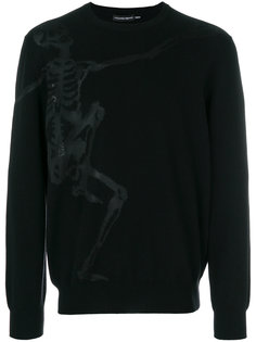 джемпер с принтом скелета  Alexander McQueen