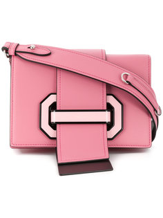 strap closure shoulder bag Prada