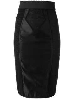 юбка-карандаш с кружевной вставкой  Dolce & Gabbana