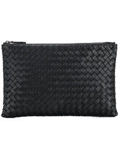 плетеный клатч  Bottega Veneta