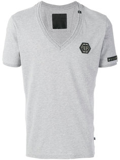 футболка c V-образным вырезом Philipp Plein
