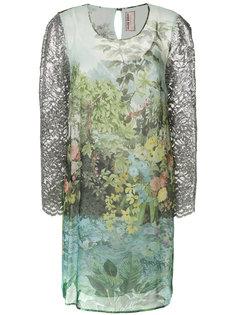 приталенное платье шифт с цветочным принтом  Antonio Marras