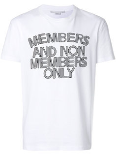 футболка с принтом Members and Non Members Only Stella McCartney