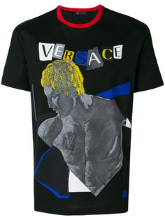 футболка с графическим принтом Versace