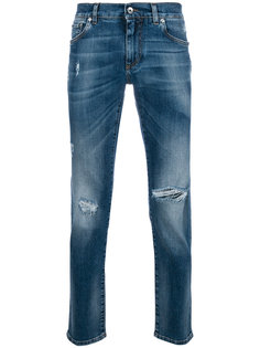 джинсы с рваной отделкой Dolce & Gabbana