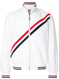 спортивная куртка с диагональными полосками Thom Browne