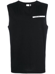 топ с логотипом  Helmut Lang