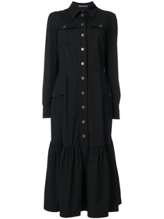 платье-рубашка с поясом  Alberta Ferretti