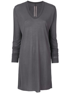 длинный топ с V-образным вырезом Rick Owens