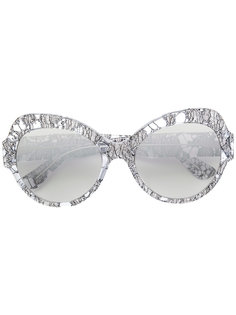 солнцезащитные очки в объемной оправе  Dolce & Gabbana Eyewear